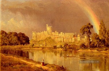 Study of Windsor Castle Szenerie Sanford Robinson Gifford Landschaft Ölgemälde